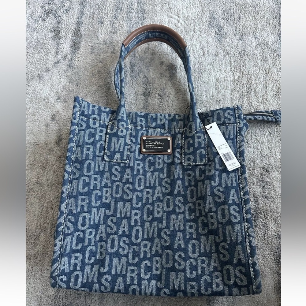 Marc Jacobs Monogram Denim Tote